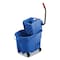 Rubbermaid Commercial Side-Press Wringer Mop Bucket and Wringer Combination, Blue FG758888BLUE - alternate 1